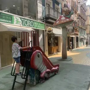 Calle de las setas en alicante