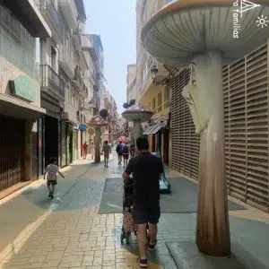 Calle de las setas en alicante