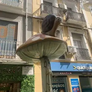 Calle de las setas en alicante