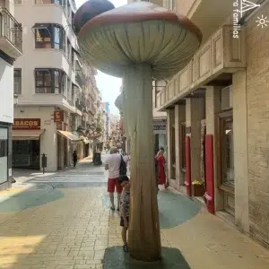 Calle de las setas en alicante
