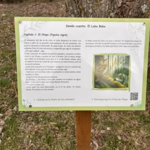 Senda-cuento el lobo bobo