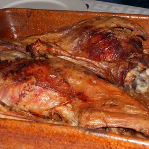 Cordero asado de Burgos