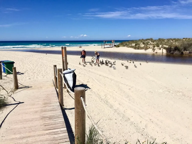 Playa de Son Bou en Menorca
